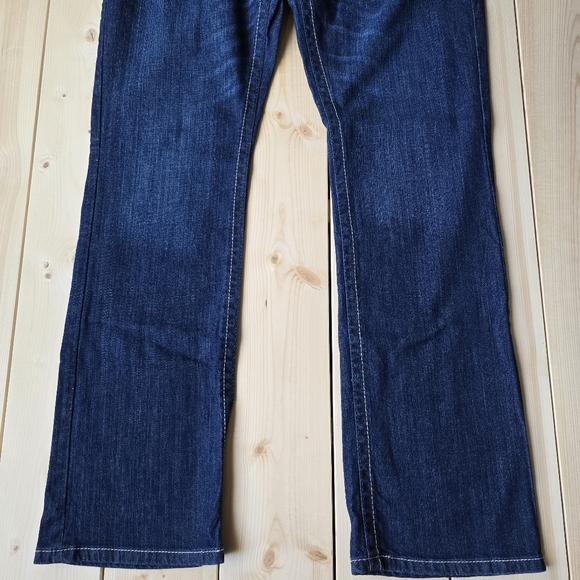 Cinch Ada Mid Rise Relaxed Fit Boot Cut Dark Wash Jeans 33/15 Long NEW - Picture 3 of 14